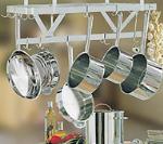 Advance Tabco SC-36RE - Residential Stainless Steel Ceiling Mounted Pot Rack, 18 Hook, 36 in x 22 in