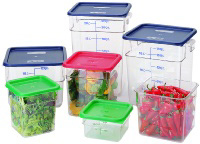 Cambro 2SFSCW-135 - Camsquare Food Container - 2 qt. - Clear