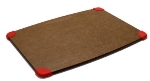Epicurean 002-18130301 - Gripper Cutting Board, 18 x 13-in, Nutmeg w/ Red Corners